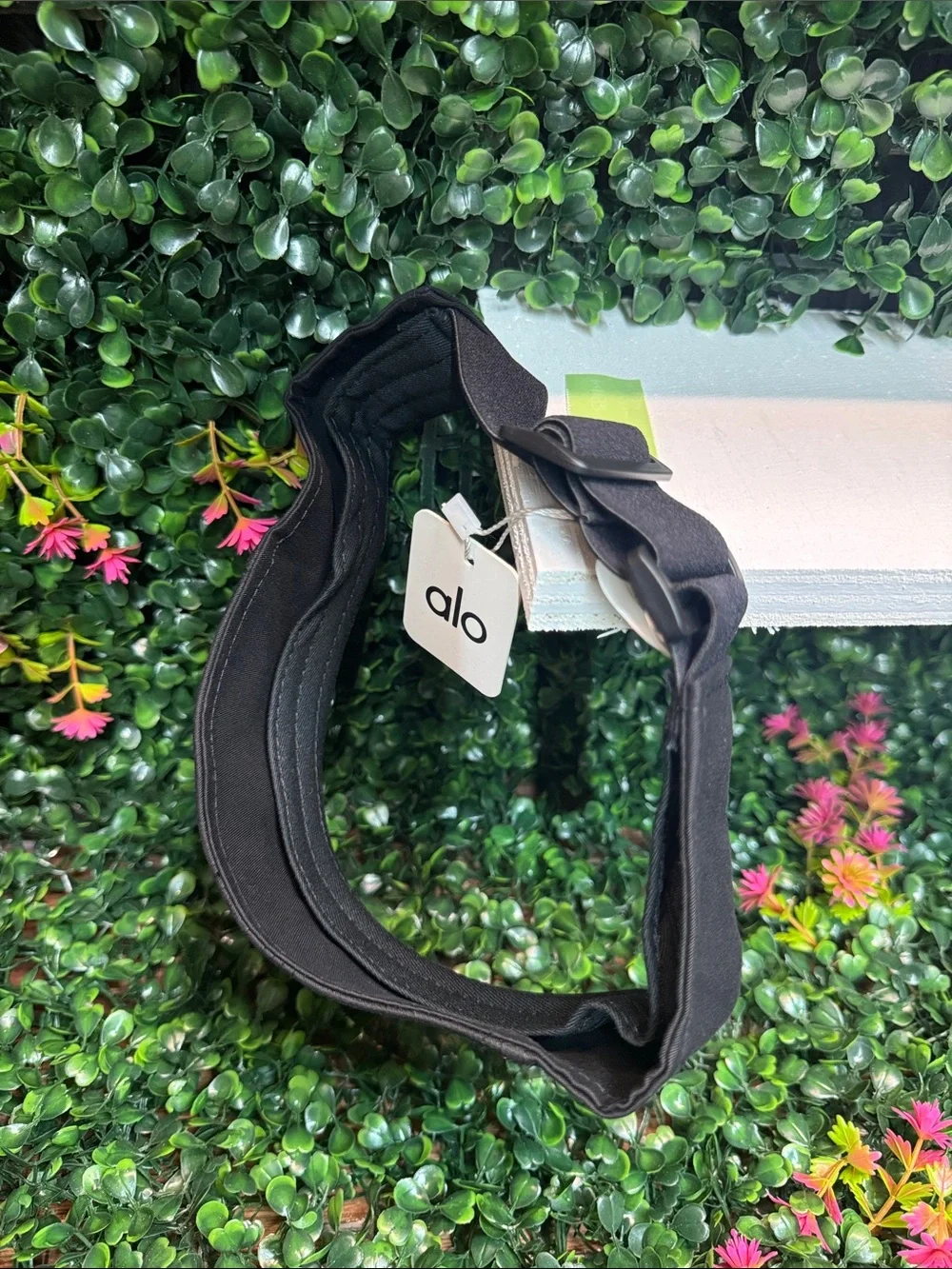 Alo Black Logo Visor